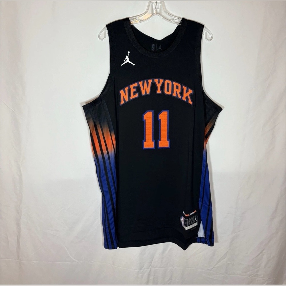 Nike New York Knicks #11 Brunson Statement Authentic Basketball Jersey Size 52